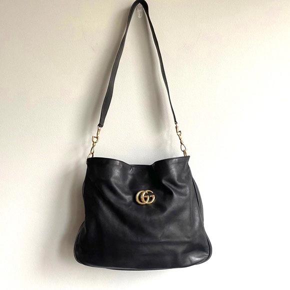 Gucci Handbags - Gucci Large Black Shoulder Bag